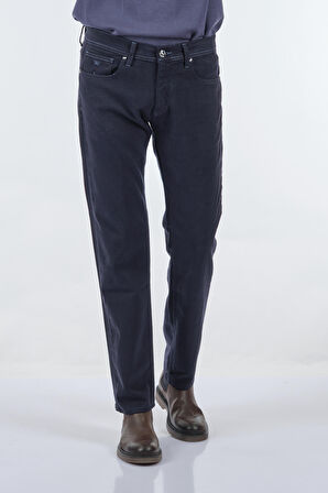 Wemsey Duble Paça Normal Bel Lacivert Erkek Pantolon WSK25PN47113