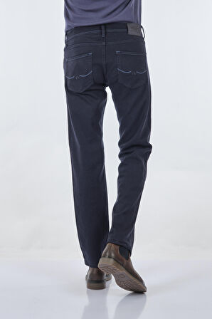 Wemsey Duble Paça Normal Bel Lacivert Erkek Pantolon WSK25PN47113