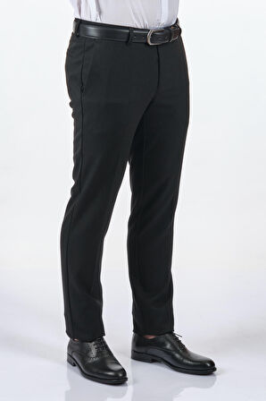 Ecer Duble Paça Siyah Erkek Pantolon 18186220