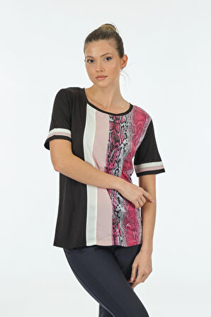 Twomail Fuşya Kadın T-Shirt MY2350P10787