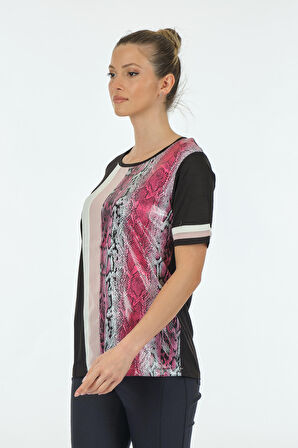 Twomail Fuşya Kadın T-Shirt MY2350P10787