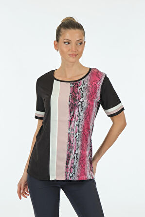 Twomail Fuşya Kadın T-Shirt MY2350P10787