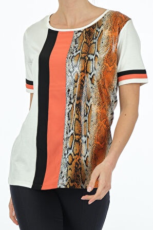Twomail Portakal Kadın T-Shirt MY2350P10787