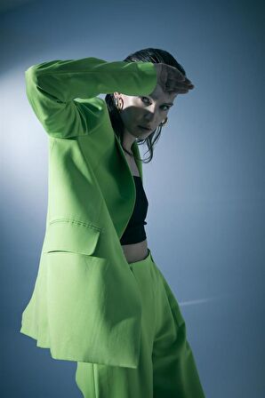 Naar Düğmeli Yeşil Kadın Ceket 23271611