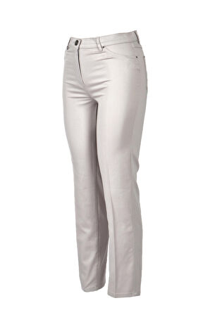 Seleste Bol Paça Normal Bel Gri Kadın Pantolon Y506
