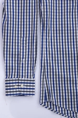 Giant Erkek Uzun Kol Kareli Gömlek - Minimalist Stil