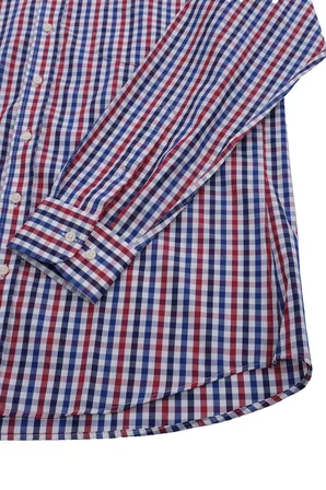 Giant Erkek Uzun Kol Kareli Gömlek - Minimalist Stil