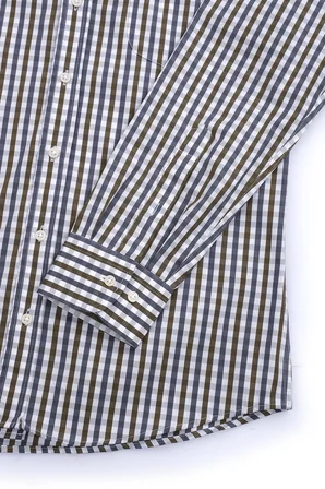Giant Erkek Uzun Kol Kareli Gömlek - Minimalist Stil