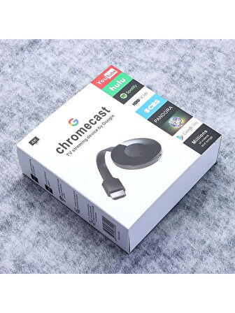 Chromecast Kablosuz Hdmi Görüntü ve Ses Aktarıcı Full Hd Ultra 4K Hdmi Çözünürlük