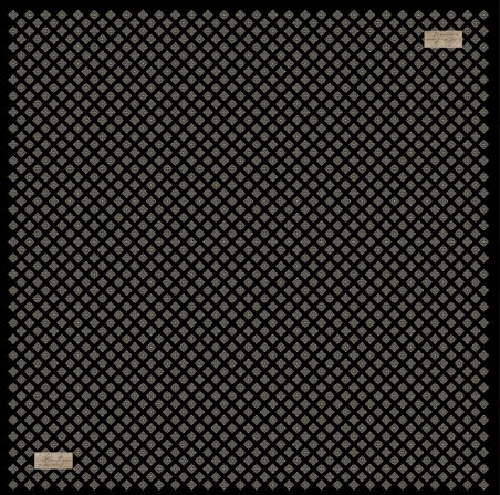 La Boutique Tivil Saf İpek Eşarp 236201 - 49008 Siyah Karışık Desen