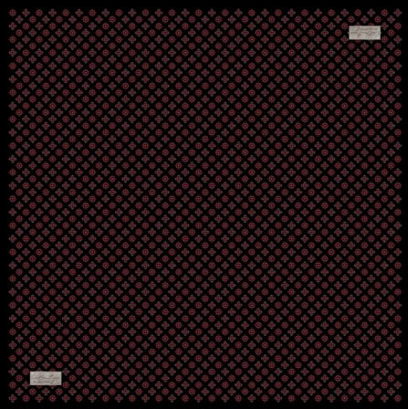 La Boutique Tivil Saf İpek Eşarp 236202 - 49009 Siyah Karışık Desen