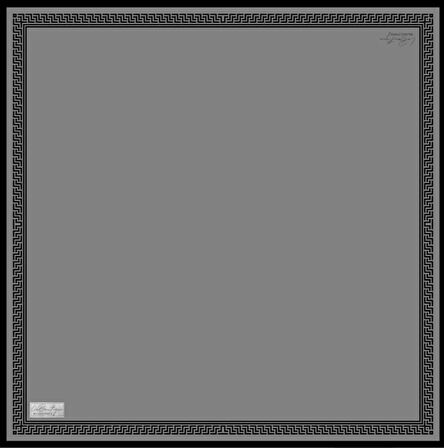 La Boutique Tivil Saf İpek Eşarp 237203 - 49059 Gri Karışık Desen