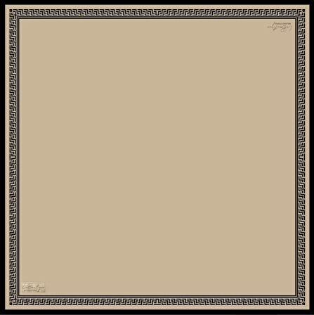 La Boutique Tivil Saf İpek Eşarp 237204 - 49060 Vizon Karışık Desen