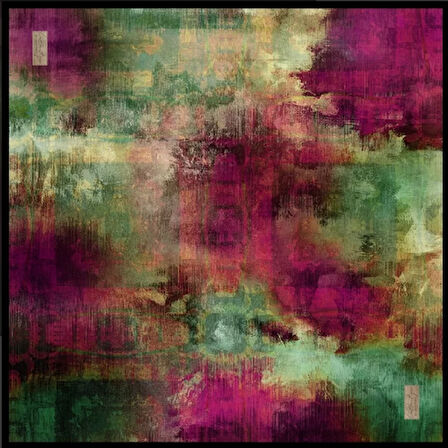 La Boutique Tivil Saf İpek Eşarp 232803 - 49149 Pembe Karışık Desen