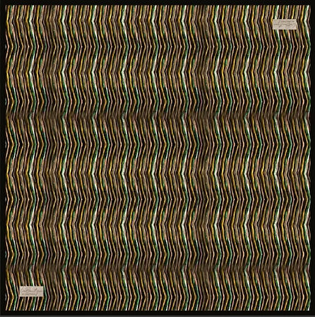 La Boutique Tivil Saf İpek Eşarp 231405 - 49000 Kahverengi Karışık Desen