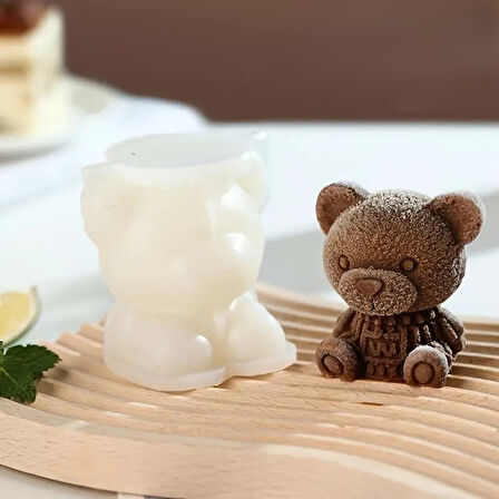 Ayı Şekilli Silikon Buz Kalıbı 