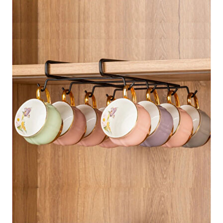 Dolap İçi Fincanlık Askı 