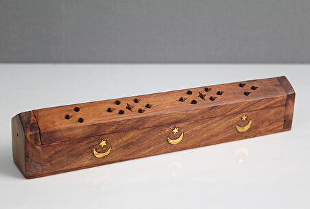 neararsanbizden Ahşap Maun Tabut Tütsülük Model 3 