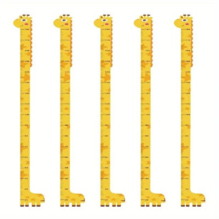 neararsanbizden Sevimli Sarı Zürafa Boy Ölçüsü Sticker