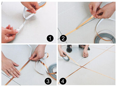 neararsanbizden Fayans Arası İzolasyon Bantı Silver