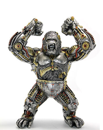 neararsanbizden Steampunk Polyester Orangutan Figürü 