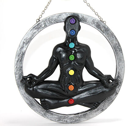 neararsanbizden Polyester Duvara Asmalı 7 Chakra Pano 