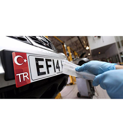 Balp TR yazılı plakalık 2li
