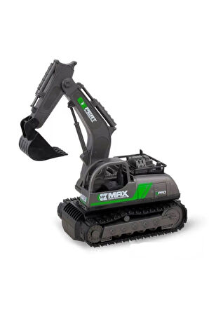 360 Derece Dönebilen 4 Yönlü Uzaktan Kumandalı Şarjlı Kepçe Oyuncak Dozer Ekskavatör 1:14