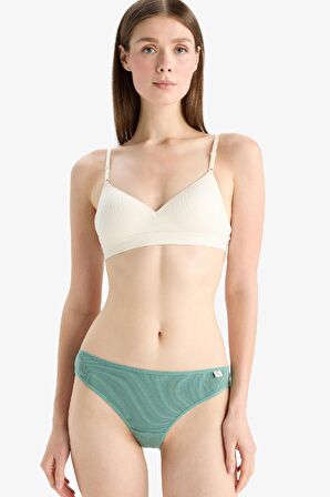 DeFacto Ribana 3'lü Slip Külot-Fall in Love E4896AX25SPGN757