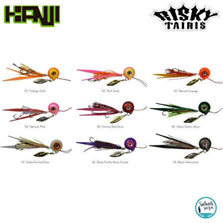 Kanji Risky Taris Tai Rubber Slider 150gr #04 Natural Pink