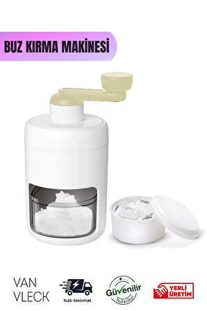 500 ml Milkshake Buz Kırıcı – Pratik Manuel Buz Kırıcı, İçecek Hazırlama ve Soğutucu Öğütücü