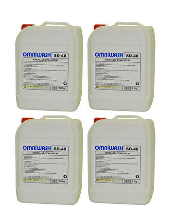 Omniwash SD-40 Mineralli Ovma Temizlik Kremi 5000ml 4 Adet