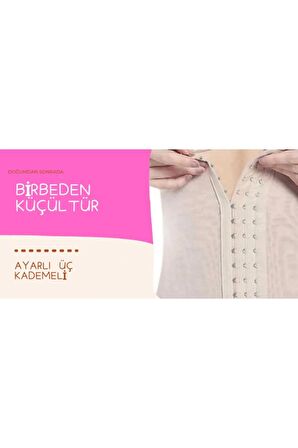 Kadın Agraflı Bel Korse Sıkılaştırıcı