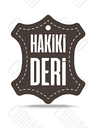Fado Her Saate Uygun  El Yapımı 20 mm  Deri Kordon Kahverengi