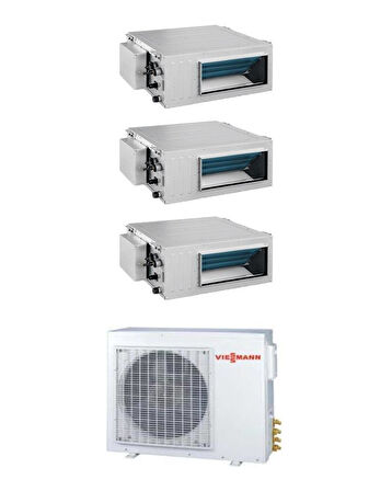 Viessmann Kanallı Multi 1+3 Sistem (O4F3080M2) 9+9+12 iç 8,0 kW Dış Ünite