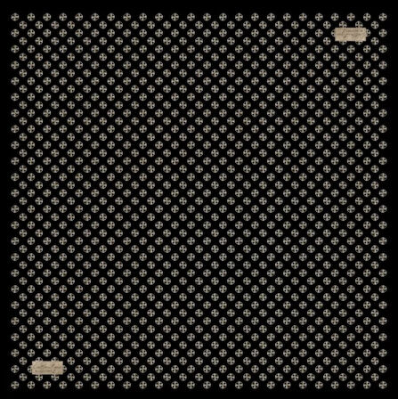 La Boutique Tivil Saf İpek Eşarp 238801 - 49132 Siyah Karışık Desen