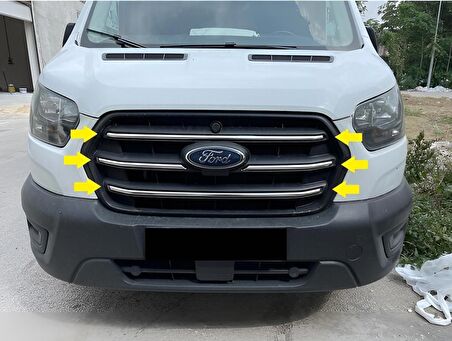 Ford Transit Krom Ön Panjur 4 Parça P.Çelik 2019 ve Üzeri