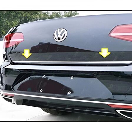 Vw Passat B8.5 Krom Bagaj Alt Çıtası P.Çelik 2019 ve Üzeri