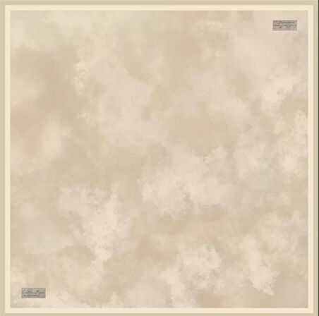 La Boutique Tivil Saf İpek Eşarp 234735 - 49118 Krem Karışık Desen