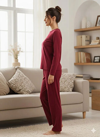 KADIN UZUN KOL PİJAMA TAKIM