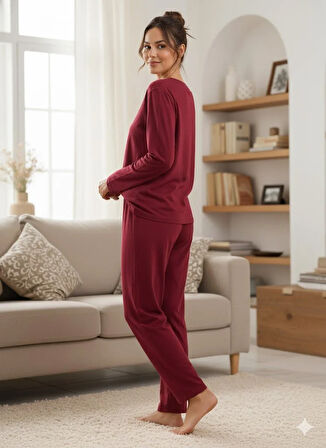 KADIN UZUN KOL PİJAMA TAKIM