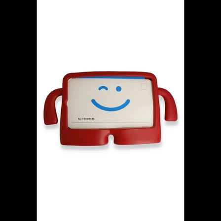 Apple iPad 2025 10.9 10.Nesil (A16) Kılıf Karakter Tablet Silikon - Kırmızı