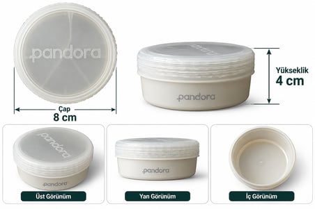 Pandora Classic Mix Box Sızdırmaz LRF Kutusu + 15 Adet Hediye Silikon