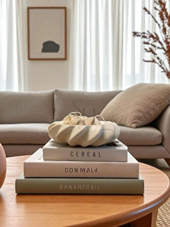 Dekoratif Dalga Model Çok Amaçlı Tabak & Tepsi