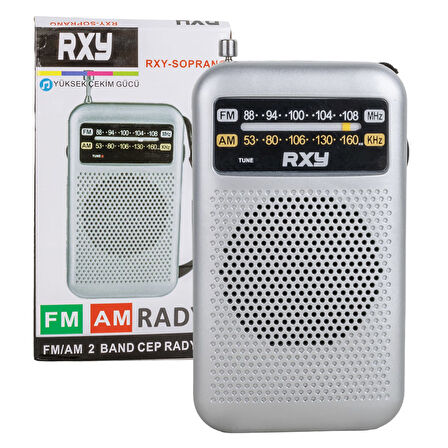 ROXY RXY-SOPRANO CEP TİPİ MİNİ ANALOG RADYO (4593)