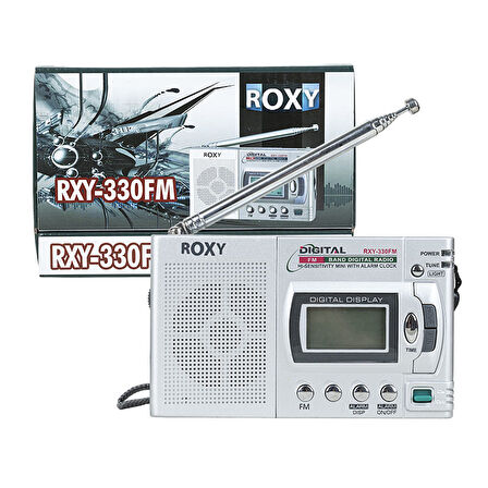 ROXY RXY-330 10 BANT DİGİTAL GÖSTERGELİ PİLLİ RADYO (4593)