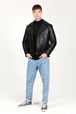 DERİCLUB E1065  Gerçek Deri  Erkek Mont