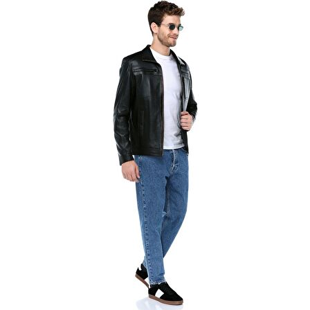 DERİCLUB PC1349  Gerçek Deri  Erkek Mont