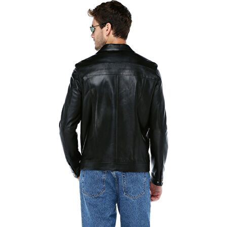 DERİCLUB PC1349  Gerçek Deri  Erkek Mont