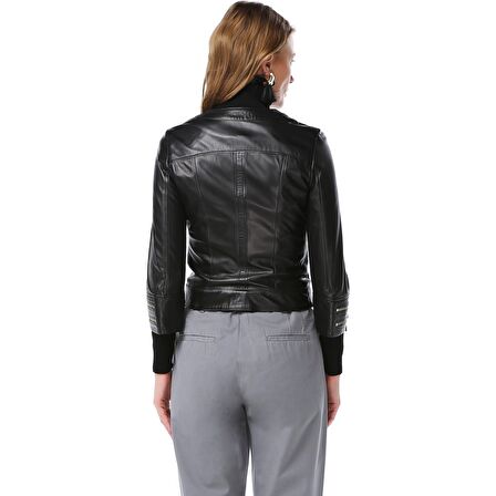 DERİCLUB YB2105 Gerçek Deri Kadın Ceket